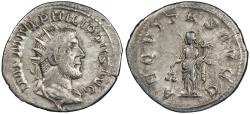 Ancient Coins - Philip I 244-249 A.D. Antoninianus Rome mint VF