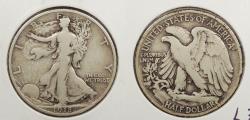 Us Coins - 1918 Walking Liberty 50 Cents (Half Dollar)