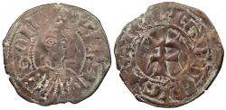World Coins - SPAIN Aragon Pere III (Pedro IV de Aragon) 1336-1387 Dinero (Diner) Near EF