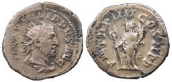 Ancient Coins - Philip I 244-249 A.D. Antoninianus Rome Mint Near VF