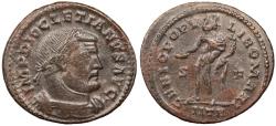 Ancient Coins - Diocletian 284-305 A.D. Follis Trier Mint VF