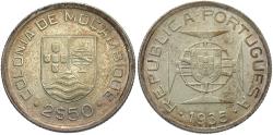 World Coins - MOZAMBIQUE 1935 2 1/2 Escudos