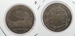 World Coins - SPAIN: 1869 Peseta