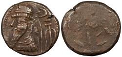 Ancient Coins - Elymais Kings of Elymais Uncertain Early Arsakid Kings Late 1st Century B.C.-early 2nd Century A.D. Tetradrachm VF