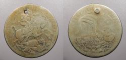 World Coins - HUNGARY: ND St. George slaying Dragon 40mm Medal