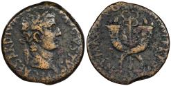 Ancient Coins - Commagene Tiberius 14-37 A.D. Dupondiius Uncertain Mint in Commagene Near VF