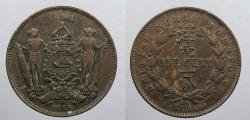 World Coins - BRITISH NORTH BORNEO: 1889-H Cent
