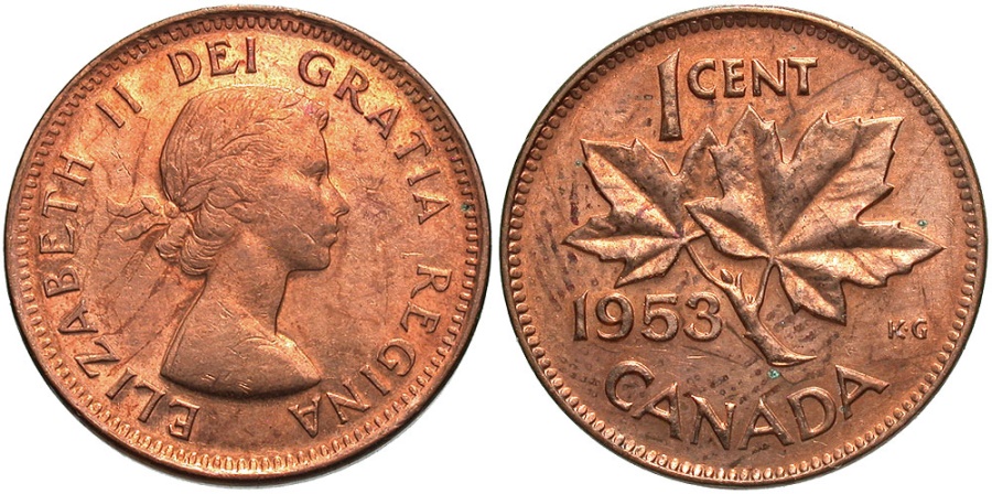 canada-1953-1-cent-north-central-american-and-caribbean-coins