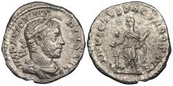 Ancient Coins - Elagabalus 218-222 A.D. Denarius Rome mint Good VF