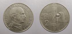 World Coins - ITALY: 1924 2 Lire