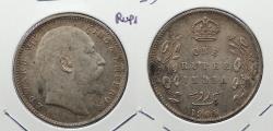 World Coins - INDIA: 1905 (c) Edward VII Rupee