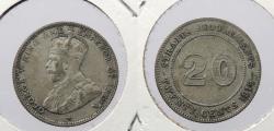 World Coins - STRAITS SETTLEMENTS: 1919 George V 20 Cents
