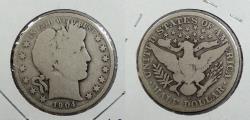 Us Coins - 1904-O Barber 50 Cents (Half Dollar)