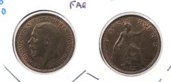 World Coins - GREAT BRITAIN: 1934 George V Farthing