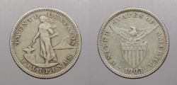 World Coins - PHILIPPINES: U.S. Administration 1903 20 Centavos