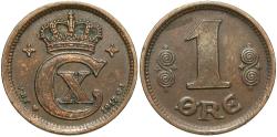World Coins - DENMARK 1917 1 Ore