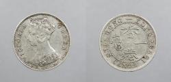 World Coins - HONG KONG: 1898 Victoria 10 Cents