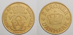 World Coins - DENMARK 1925 2 Kroner