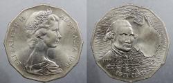 World Coins - AUSTRALIA: 1970 James Cook 50 Cents