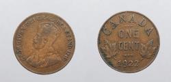 World Coins - CANADA: 1922 George V Cent