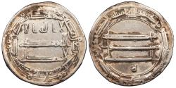 World Coins - Abbasid Caliphate temp. al-Rashid AH170-193 (786-809 A.D.) Dirham Madinat al-Salam (Baghdad) Mint VF