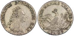 World Coins - GERMAN STATES Prussia (Preussen) Friedrich II, the Great (der Grosse) 1785-A Thaler (Taler) Near EF