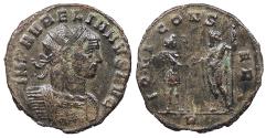 Ancient Coins - Aurelian 270-275 A.D. Antoninianus Rome Mint Good VF