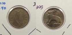 World Coins - IRELAND: 1948 3 Pence
