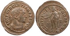 Ancient Coins - Diocletian 284-305 A.D. Follis Trier Mint Good VF