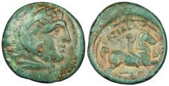 Ancient Coins - Kings of Macedon Kassander 305-297 B.C. AE21 VF