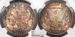 Us Coins - 1880-S Morgan 1 Dollar (Silver) NGC MS-66