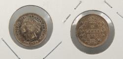 World Coins - CANADA: 1899 Victoria. 5 Cents