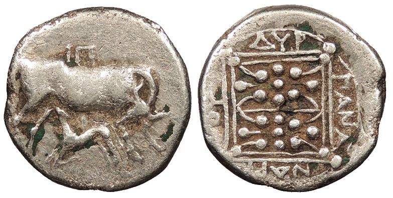 Ancient Coins - Illyria Dyrrhachion c. 300-200 B.C. Drachm Good Fine