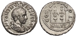 Ancient Coins - Elagabalus 218-222 A.D. Denarius Antioch Mint Good VF