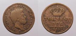 World Coins - ITALIAN STATES: Naples 1852 2 Tornesi