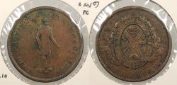 World Coins - CANADA Lower Canada 1837 Penny (2 Sous) Token
