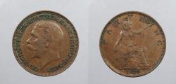World Coins - GREAT BRITAIN: 1927 George V Farthing