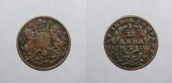 World Coins - INDIA: British Colonial 1835 (m) 17.8 mm 1/12 Anna