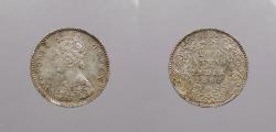 World Coins - INDIA: British Colonial 1862 (c) Victoria 2 Annas