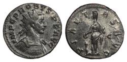 Ancient Coins - Probus 276-282 A.D. Antoninianus Lugdunum Mint VF
