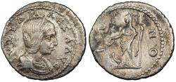 Ancient Coins - Julia Maesa, Grandmother of Elagabalus 218-223 A.D. Denarius Antioch mint Good VF