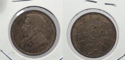 World Coins - SOUTH AFRICA: 1897 6 Pence (Sixpence)