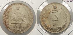 World Coins - IRAN SH 1323 (1944) 5 Rials
