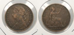 World Coins - GREAT BRITAIN: 1886 Victoria Farthing