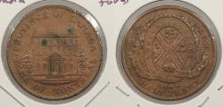 World Coins - CANADA: Lower Canada 1844 Halfpenny Token