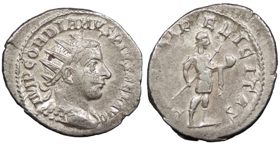 Ancient Coins - Gordian III 238-244 A.D. Antoninianus Antioch Mint Good VF
