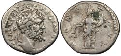 Ancient Coins - Septimius Severus 193-211 A.D. Denarius Emesa Mint VF