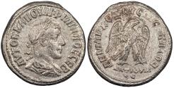 Ancient Coins - Syria Seleucis and Pieria Antioch Philip II 247-249 A.D. Tetradrachm Good VF
