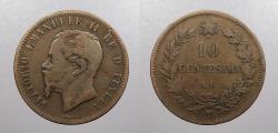 World Coins - ITALY: 1866-T 10 Centesimi