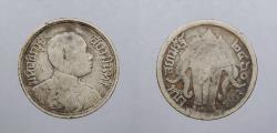 World Coins - THAILAND: BE 2460 (1917) Salung (1/4 Baht)